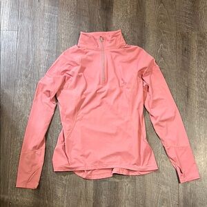 Bloq UV LWomen's Pink Quarter-Zip Top